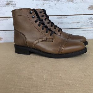 Thursday Boot Co Light Brown Cap Toe Ankle Boot Size 8.5 Handcrafted Mexico
